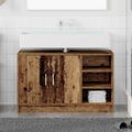 vidaXL Kúpeľňová skriňa Staré drevo 90 x 29 x 55 cm Kompozitné drevo