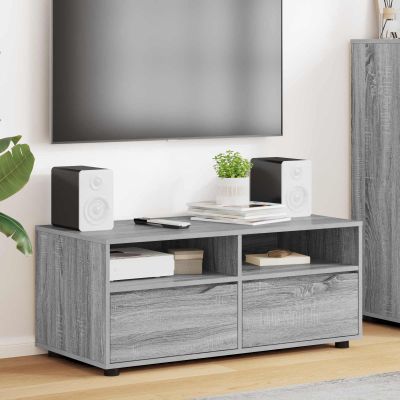 vidaXL TV skrinka Sivý Sonoma 100 x 48 x 43 cm Kompozitné drevo