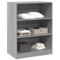 vidaXL Šatník sivý sonoma 77x48x102 cm kompozitné drevo