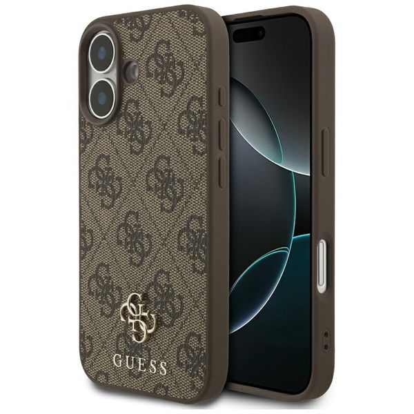 Obal Guess 4G Small Classic Logo MagSafe pre iPhone 17 hnedý