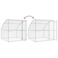 vidaXL Psí kennel 3 ks Strieborná 6 x 2 x 2 m Pozinkovaná oceľ