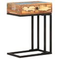 vidaXL Príručný stolík v tvare U 45x30x61 cm, recyklovaný masív