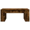 vidaXL Konferenčný stolík dymový dub 102x55x42 cm kompozitné drevo