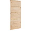 vidaXL Zavesené posuvné dvere 100 x 2,5 x 208 cm Borovicový masív