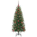 vidaXL Umelý vianočný stromček Zelená 120 cm PE a PVC