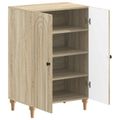 vidaXL Skriňa na topánky ALKMAAR 59,5 x 39,5 x 90 cm Kompozitné drevo