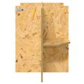 vidaXL Základňa terária s poličkou Hnedá 80 x 40 x 50 cm OSB