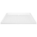 vidaXL Sprchová vanička s protišmykovými výbežkami biela 80x100x4 cm ABS