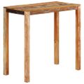 vidaXL Barový stôl 112x55x108 cm masívne recyklované drevo