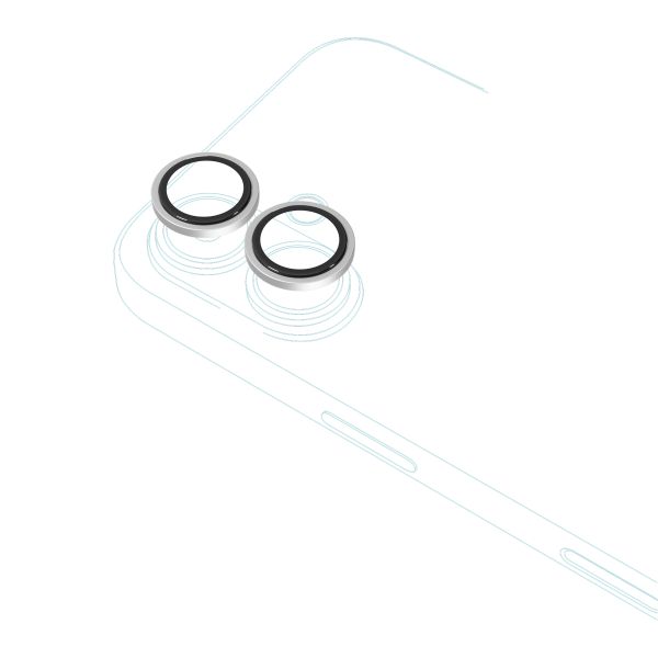 Epico Alu Lens Protectors iPhone 17 - strieborná