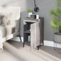 vidaXL Nočné stolíky 2 ks sivé sonoma 40x35x70 cm spracované drevo
