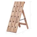 vidaXL Stojan na víno na 15 fliaš 26x50x70 cm mahagónový masív