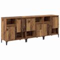 vidaXL Komody 3 ks Staré drevo 60 x 35 x 70 cm Kompozitné drevo