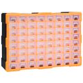 vidaXL Organizér so 64 zásuvkami 52x16x37,5 cm