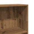 vidaXL Knižnica dub artisan 40x24x109 cm kompozitné drevo
