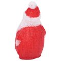 vidaXL LED vianočná akrylová figúrka Santu exteriér aj interiér 28 cm