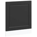 vidaXL Panel umývačky riadu Porto čierna 60x1,5x57 cm kompozitné drevo