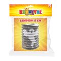 Lampión čierny Halloween duch 15 cm