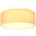 vidaXL Stropná lampa so bodmi Biela 30 x 30 x 13,5 cm látka