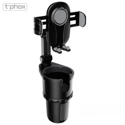 T-phox car holder TH-07 with cup holder black