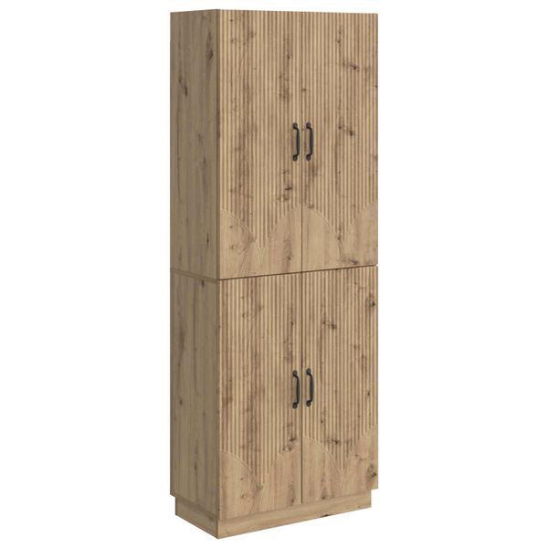 vidaXL Sada skríň 2 pcs Dub artisan Kompozitné drevo