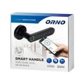 Chytrá klika s dotykovou klávesnicou a čtečkou otiskov prstov ORNO OR-ZS-853/B, Bluetooth 4.0, čierna