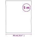 vidaXL Tapeta na nábytok samolepiaca matná čierna 90x500 cm PVC