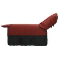 vidaXL Plášť pre kone Bordová a čierna 75 cm Polyester