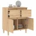 vidaXL Komoda dub sonoma 60x35x70 cm spracované drevo