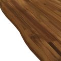 vidaXL Obdĺžnikový stôl 90 x 50 x 3,5 cm Obdĺžnikový Prírodná