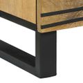 vidaXL Servírovacia skriňa Hnedá 60 x 33,5 x 75 cm Mangový masív