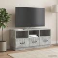 vidaXL TV skrinka Betónovo sivá 102 x 34,5 x 47 cm Kompozitné drevo