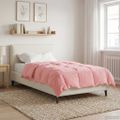 vidaXL Prikrývka na celý rok 135 x 220 cm 4 ročné obdobia Ružová