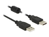 Kábel USB - USB (M) do USB (M) - USB 2.0 - 2 m - čierna