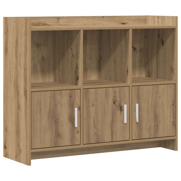 vidaXL Servírovacia skriňa Dub artisan 98,5 x 33 x 80 cm