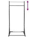 vidaXL Stanica na príťahy Čierna 100,5 x 102 x 234,5 cm