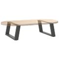 vidaXL Nohy konferenčného stolíka v tvare U, 2 ks, antracitové, 70 x (30-31) cm, oceľ