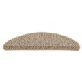 vidaXL Kobercové nášľapy na schody 15 ks hnedé 65x21x4 cm
