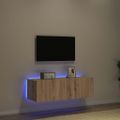 vidaXL TV nástenná skriňa 100 x 35 x 31 cm Remeselný dub