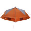 vidaXL Teepee stan pre 6 osôb 6 osoba Šedá a oranžová
