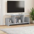 vidaXL TV stolík 102 x 35 x 45 cm Sivý Sonoma Kompozitné drevo