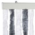 vidaXL Záves proti hmyzu, sivý a biely 56x200 cm, ženilka