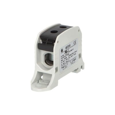 Svorka univerzálna RKA 50 L S, 150A, 1pól., AL/CU, čierna, na DIN/na panel