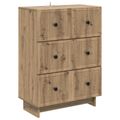 vidaXL Zásuvkový kabinet 66 x 34,5 x 90 cm Kompozitné drevo