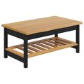 VidaXL Konferenčný stolík EKAI Čierna 100 x 60 x 45,5 cm