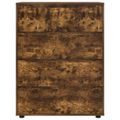 vidaXL Úložné skrine 80 x 48 x 105 cm Kompozitné drevo Dymová dub