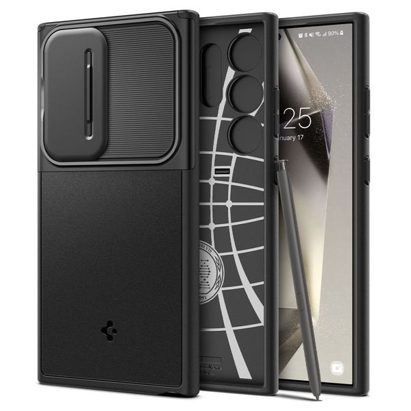 Spigen Optik Armor Case for Samsung Galaxy S24 Ultra Black