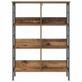 vidaXL Regál na knihy 6 úrovní 82 x 32 x 112 cm Kompozitné drevo