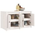 vidaXL Vonkajšia kuchynská skrinka MEPPEL biela 106x55x64 cm borovicový masív