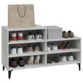 vidaXL Botník betónovo sivý 102x36x60 cm spracované drevo